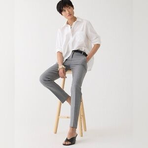 J. Crew Cameron Cropped Slim Gray Ankle Pants